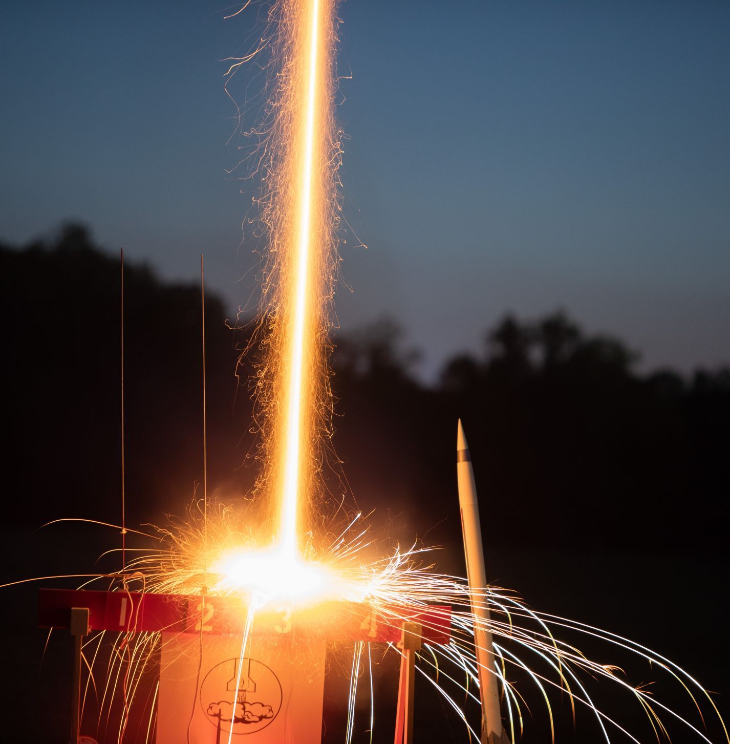 St. Louis Rocketry Association first night launch
